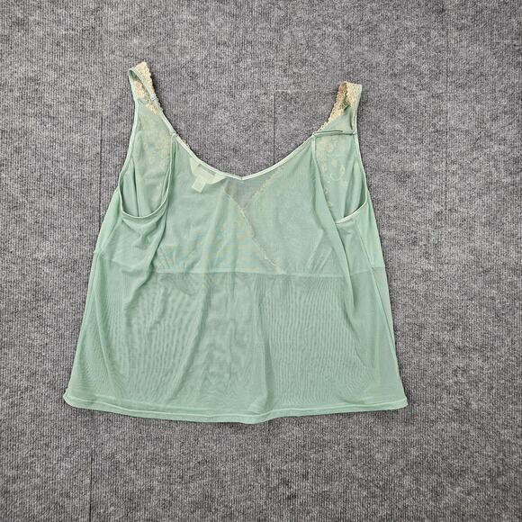 Vintage Y2K Avenue Body Cami Womens 26/28 Sheer Mesh Floral Lace Fairy Dainty - Picture 6 of 7